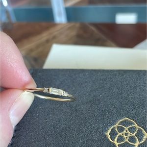SOLD Kendra Scott Maria ring in 14k gold and diamonds